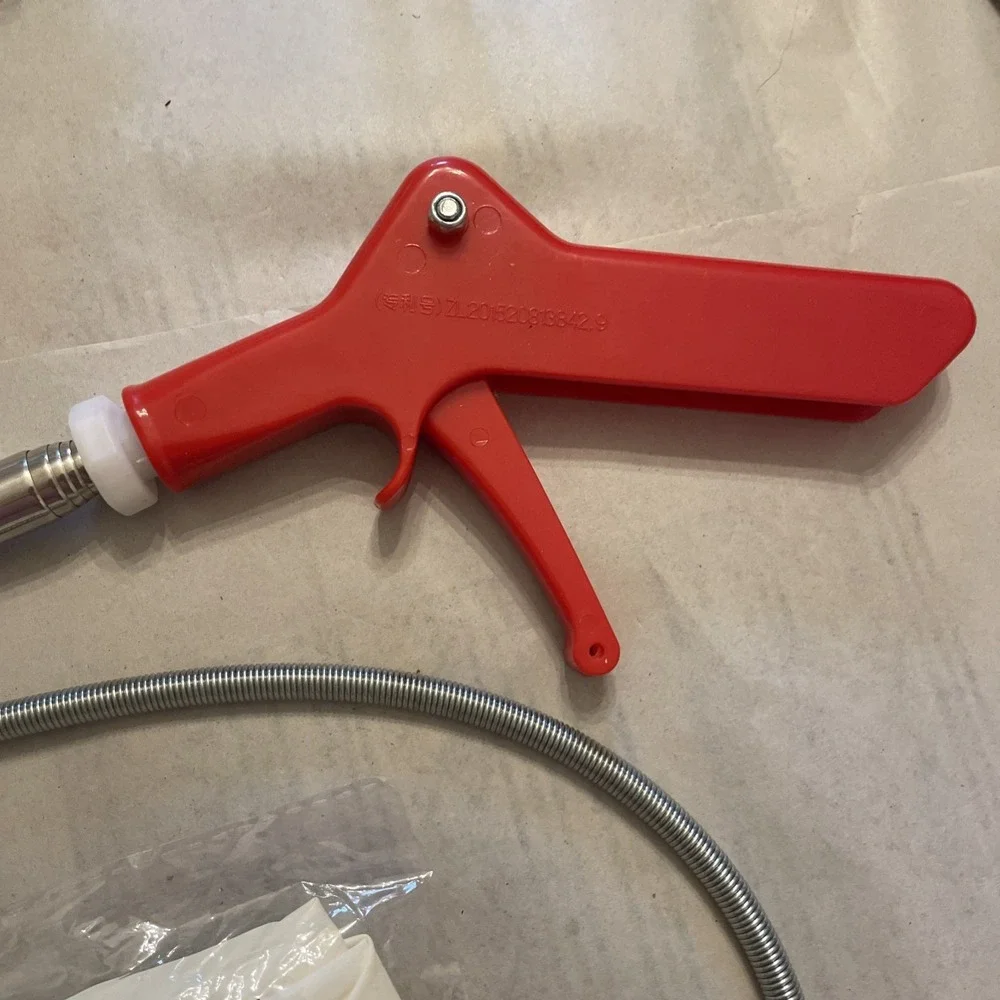 Flexible Grabber Tool Four Jaw Claw Flexible Cable Pistol Grip Handle Snake